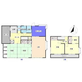 Secluded Hillside 4-Bedroom Akiya with Spacious Interiors in Nagano in Hiraga, Saku City, Nagano