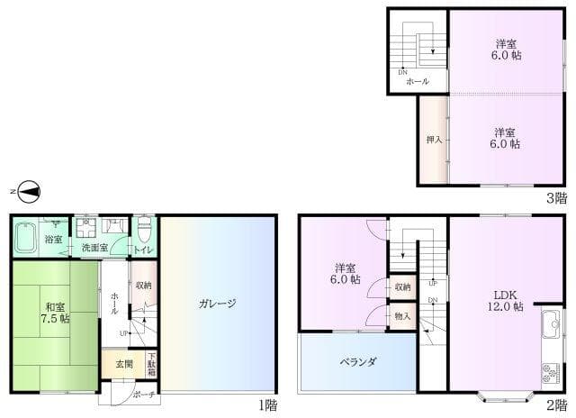 Traditional House in Saigo-dori in Saigo-dori 4-chome, Moriguchi City, Osaka Prefecture, Osaka