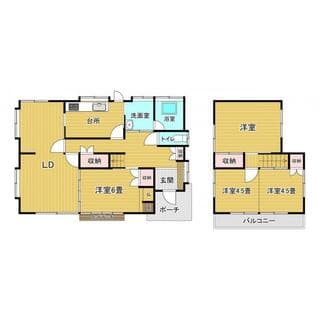 4LDK Home in Nishisonogi District Nagayo Town Yoshimutago, 1176 sqft in 西彼杵District長与Town吉無田郷, Nagasaki