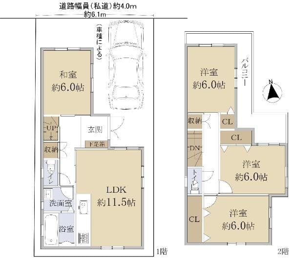 Traditional 4DK House in Kitanakaburi | 942 sqft in Kitanakaburi, Hirakata City, Osaka Prefecture, Osaka